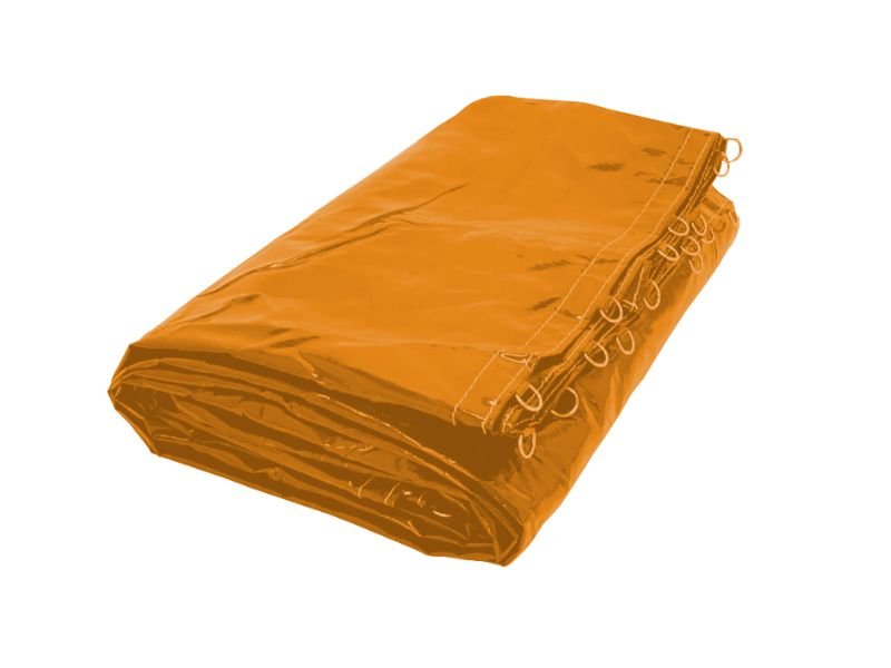 Lona Vinil Vinilona 14,7x4,7m Laranja Carreta