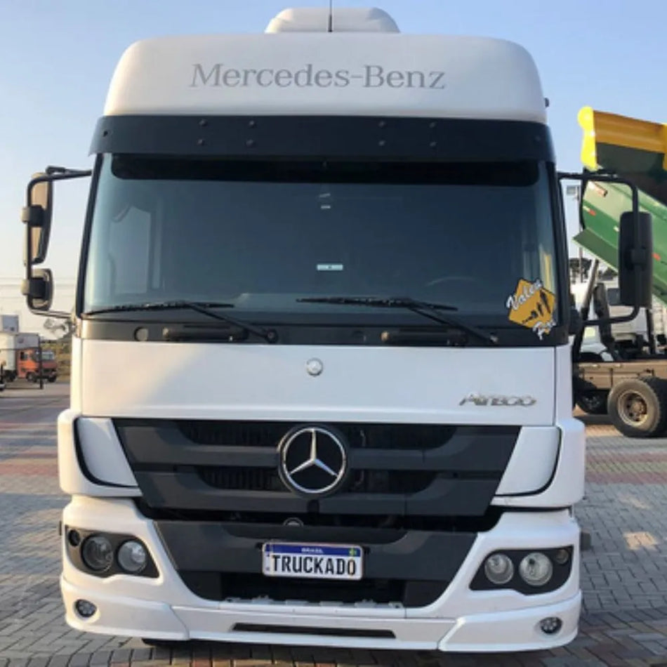 Lâmina Tapa Sol Mercedes Axor Atego Teto Alto Acrílico