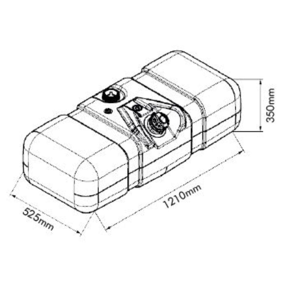 Tanque Plástico Iveco Vertis 2019+ 150L com Boia