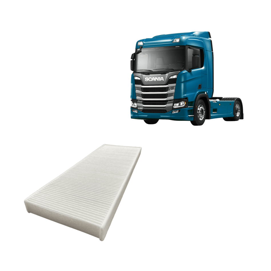 Filtro Ar-Condicionado Scania NTG 2019+ com Carvão Ativado