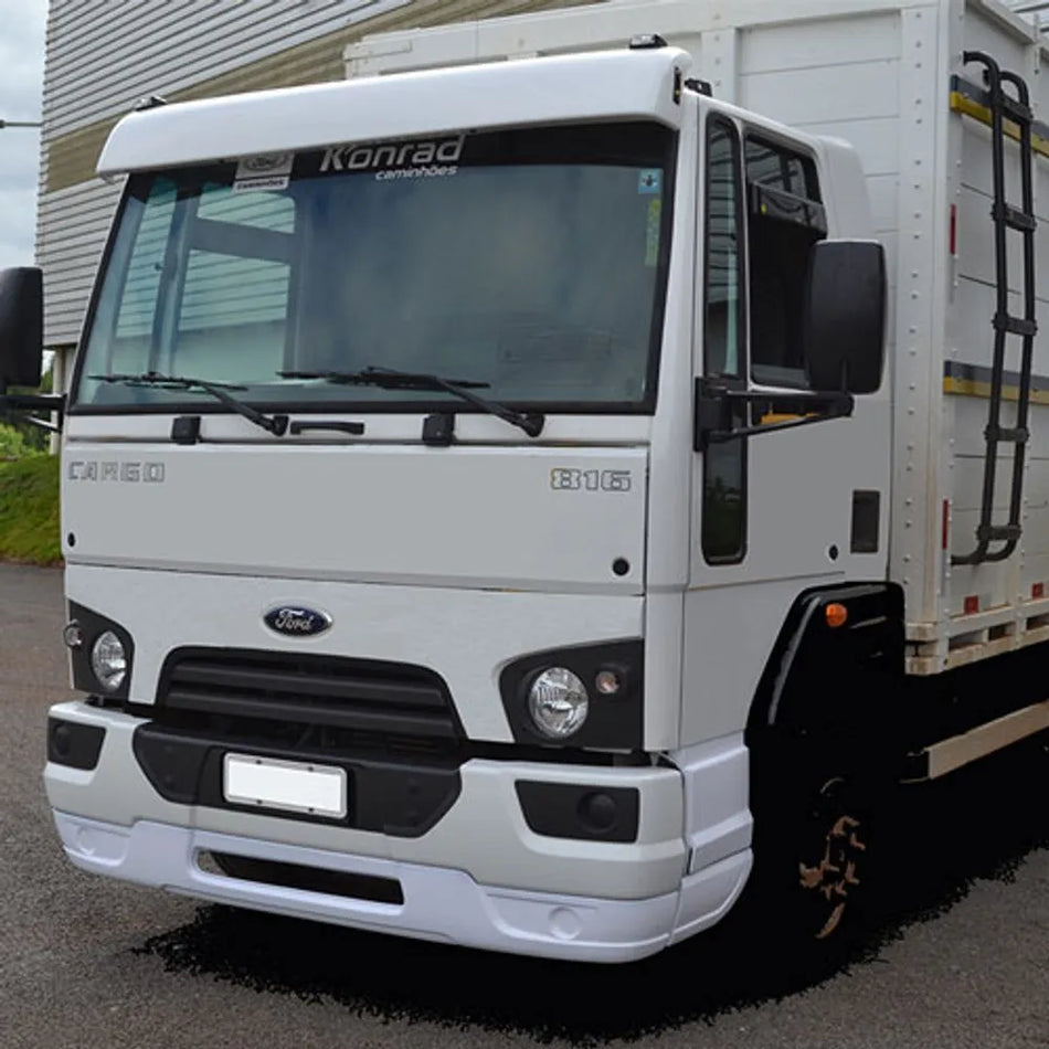 Tampa Estribo Ford Cargo 816 1119 Par Branco Polímero