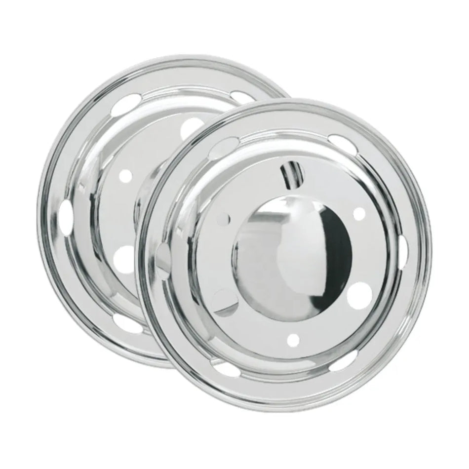 Calota Americana Dianteira Mercedes Accelo Aro 17,5 - Par