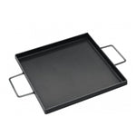 Chapa Ferro Fogareiro 25x25cm Alça Lateral Caminhão