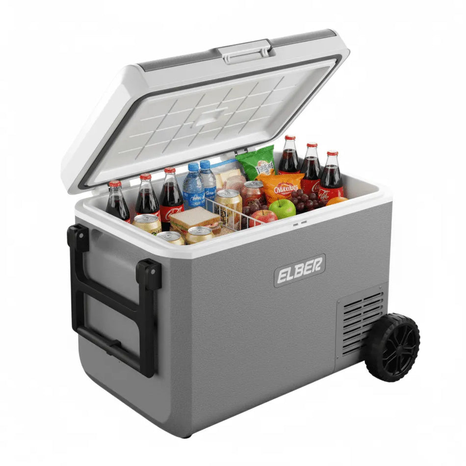 Geladeira 12V/24V Day2Day 50L Caminhão c/ Rodas Bluetooth