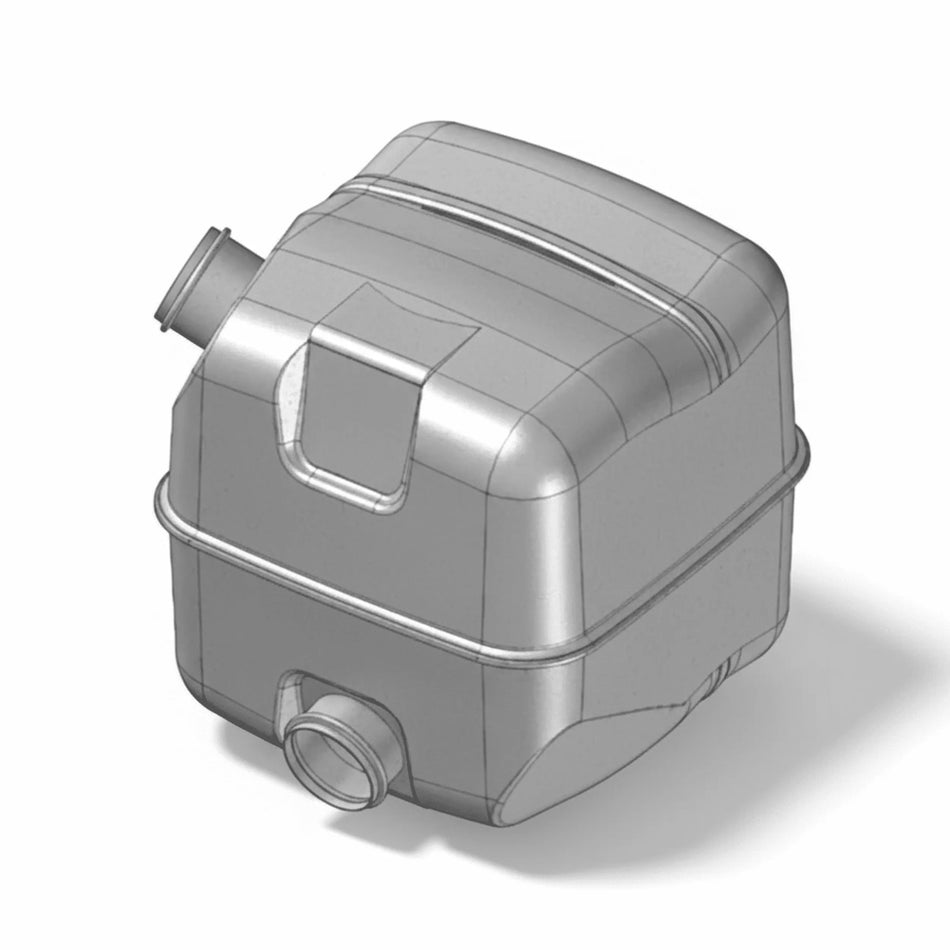 Catalisador Scania T R 124 até 2004 Miolo Metálico Lã Vidro