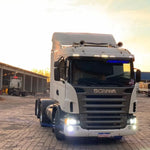 Buzina Marítima 1m 12/24V Ferro Cromado - Kit Completo