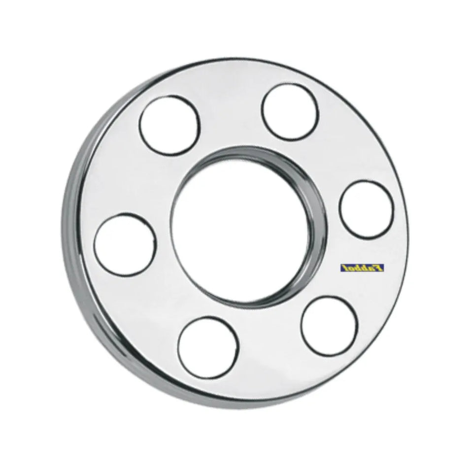 Calota Protetora Roda 6 Furos Dianteira Inox - Par