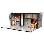 Caixa de Comida Caminhão 1,26m PC Cozinhas Madeira