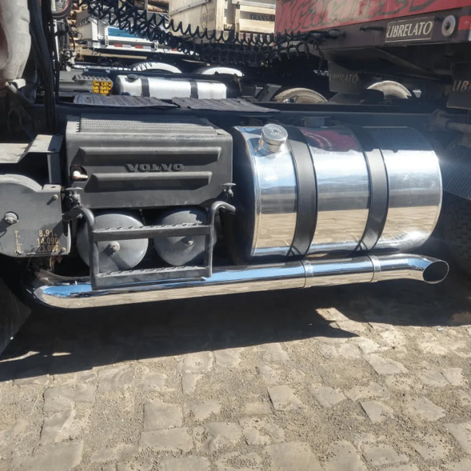 Escapamento Cromado Volvo FH 5" c/ Silencioso até 2014