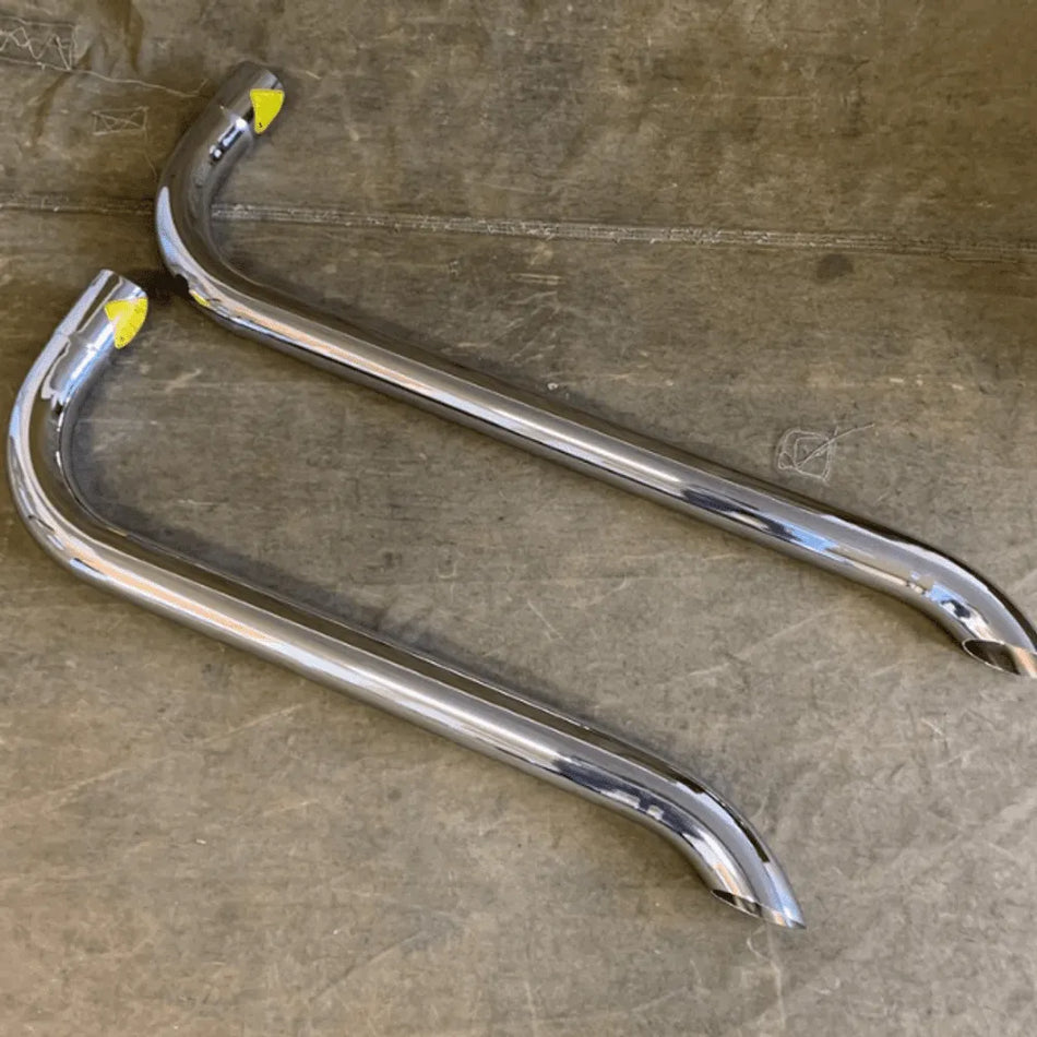 Tubo Lateral Cromado 4,5" para Caminhão - Diversos Modelos