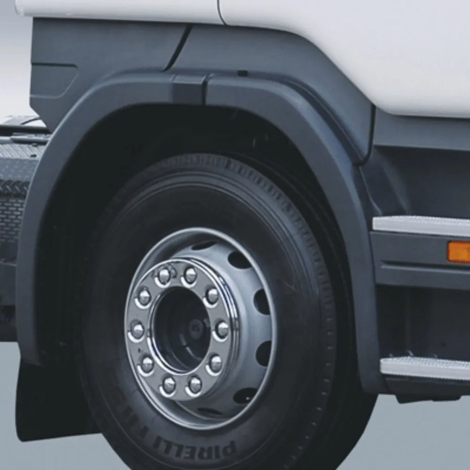 Calota Protetor Roda Dianteira 10 Furos Inox - Par