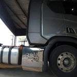 Tampa Catalisador Scania NTG Com Grifo Inox Amil