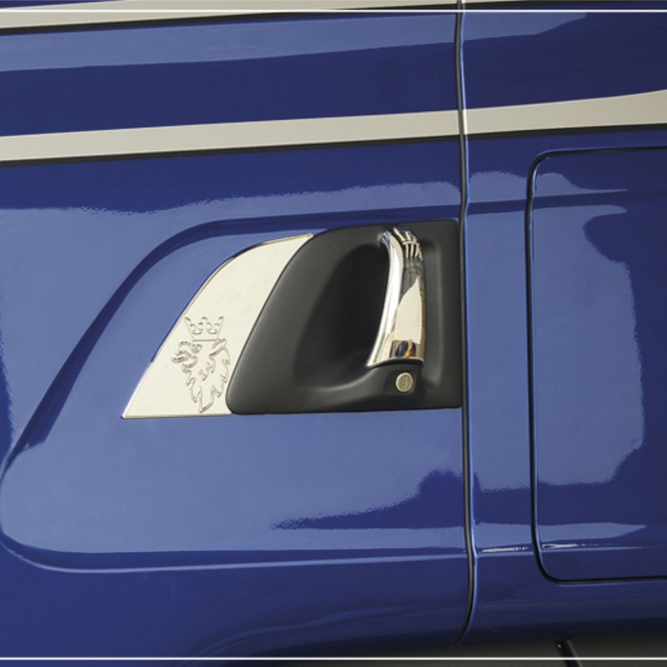 Capa Cromada Maçaneta Scania S4 S5 P G R Inox