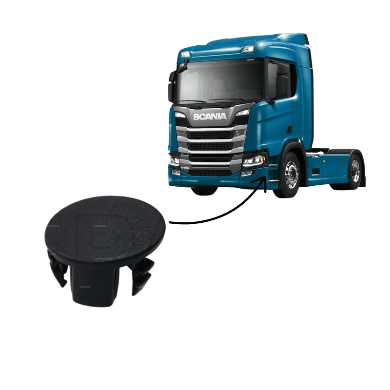 Tampa Para-choque Scania NTG 2019+ Redonda Original