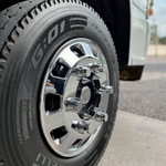 Calota Roda Dianteira Speed Truck Aro 17,5 Cubo Maior 2un