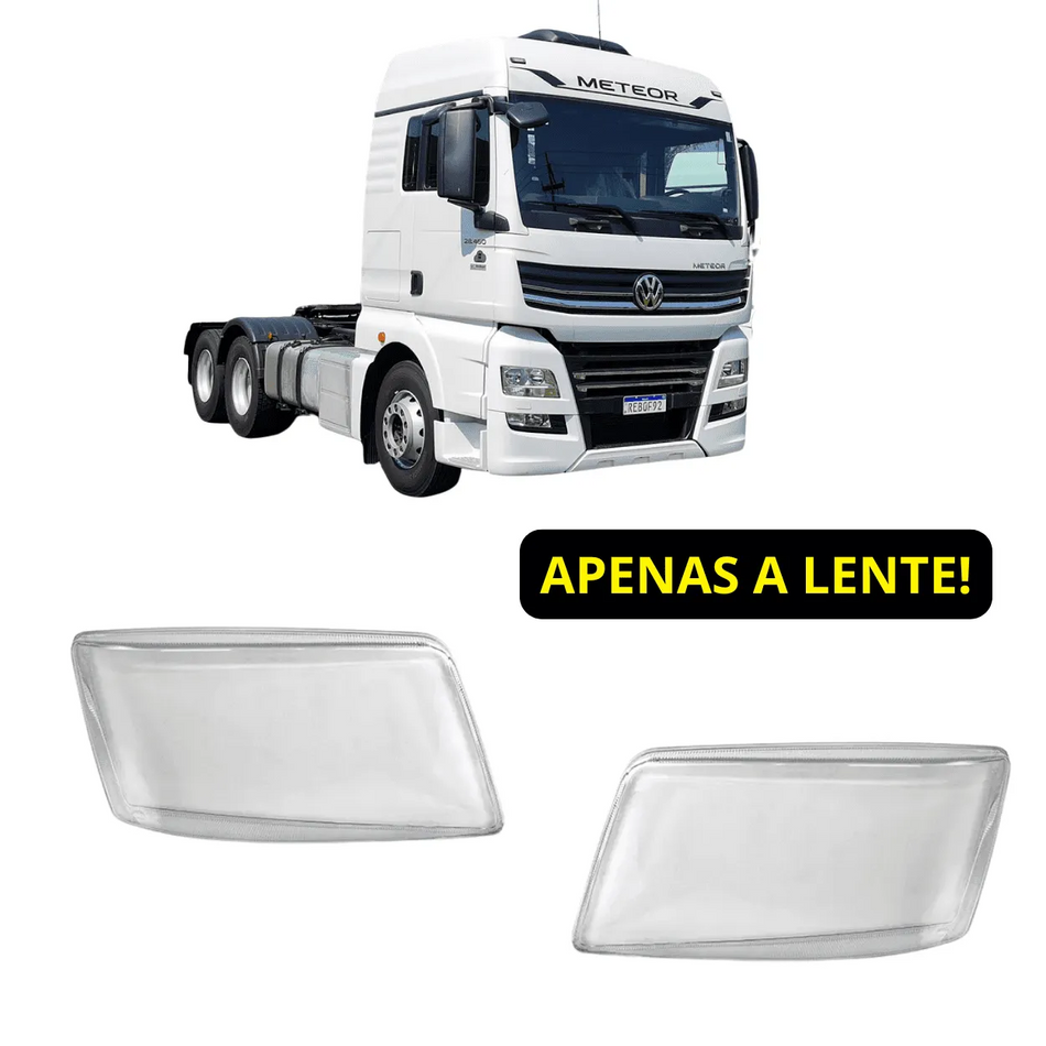 Lente Farol Principal Volkswagen Meteor Original