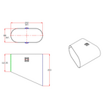 Ponteira Escapamento Inox Scania NTG Oblongo