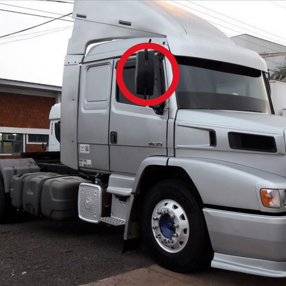 Vidro Espelho Retrovisor Bifocal Mercedes LS Atron Média