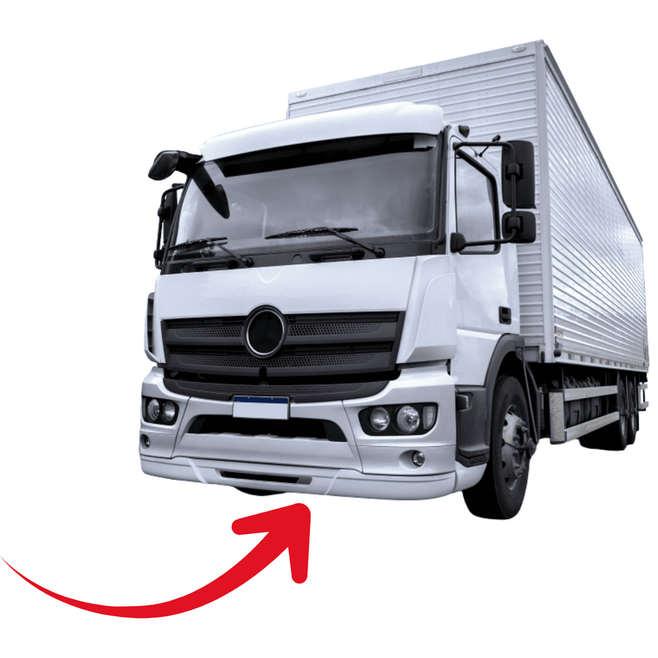 Spoiler Aerodinâmico Mercedes-Benz Atego 2024 Rodoplast