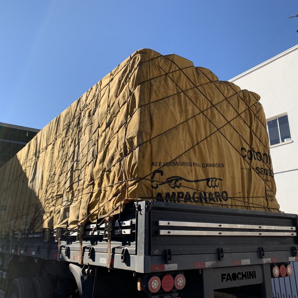 Lona Encerada 11x7m Impermeável Caminhão Transporte