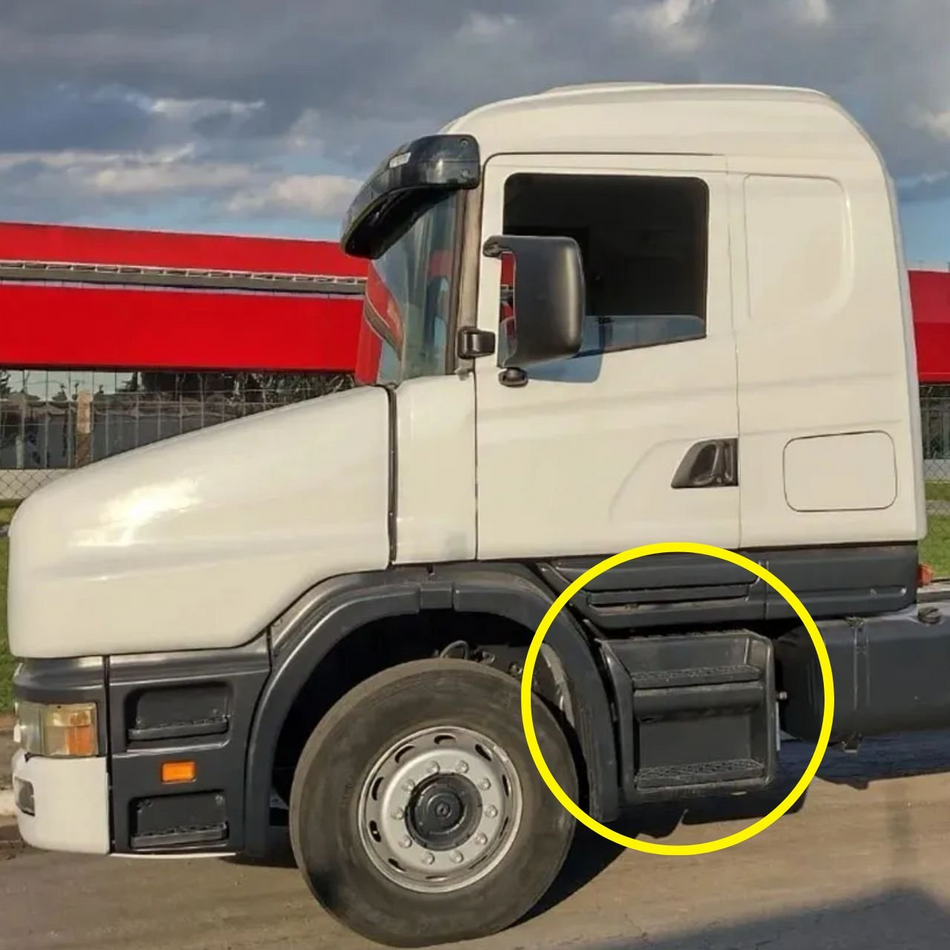 Estribo Caixa Bateria Scania T 124 Lado Esquerdo Fibra