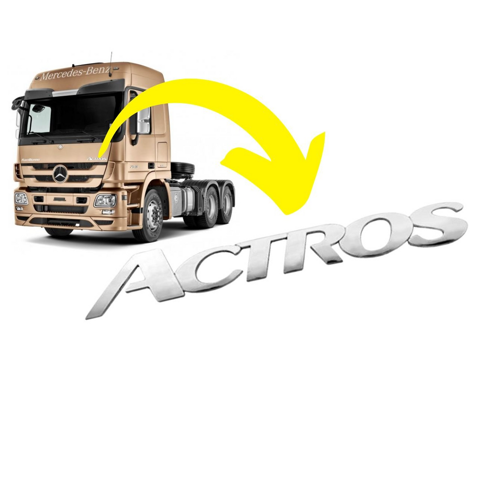 Letreiro Frontal Mercedes-Benz Actros 2013 a 2019 Megaspace