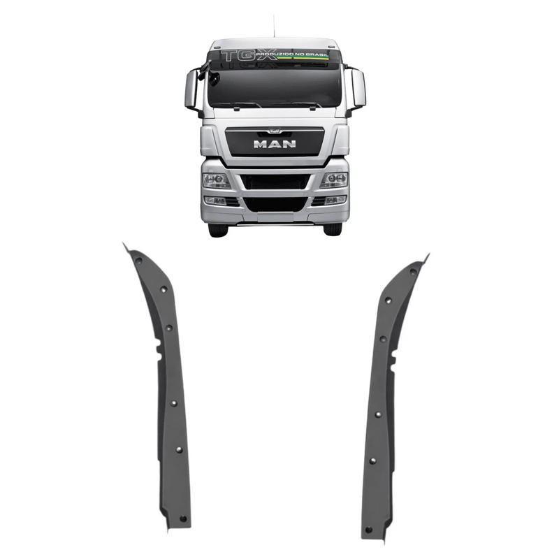 Acabamento Ponteira Para-choque MAN TGX Lateral