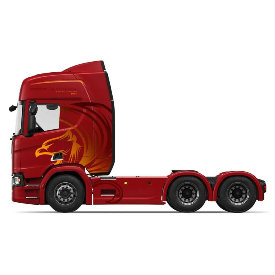 Acabamento Maçaneta Inox Scania 2019-2021 Modelo 3