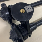 Buzina Dupla a Ar Plástico Preto - Regulagem Intensidade