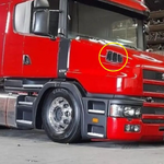 Tela Entrada Ar Capô Scania T 124 Direita 1999-2005