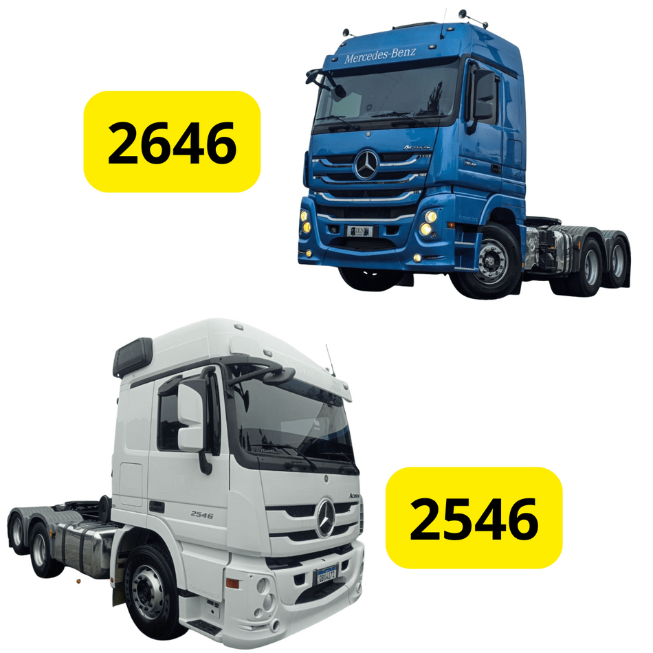 Farol Auxiliar LED Mercedes Actros 2017-2020 Com Conector