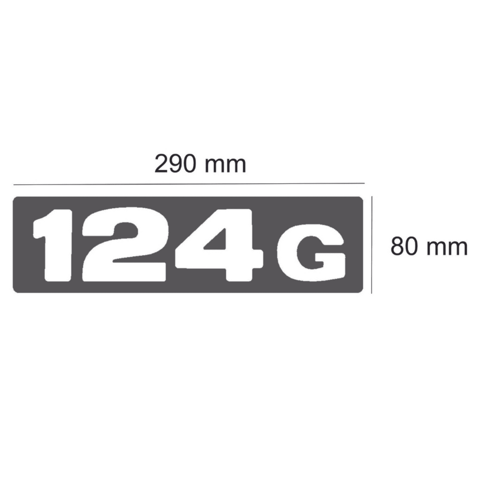 Emblema Cabine Scania 124G Inox Espelhado Original