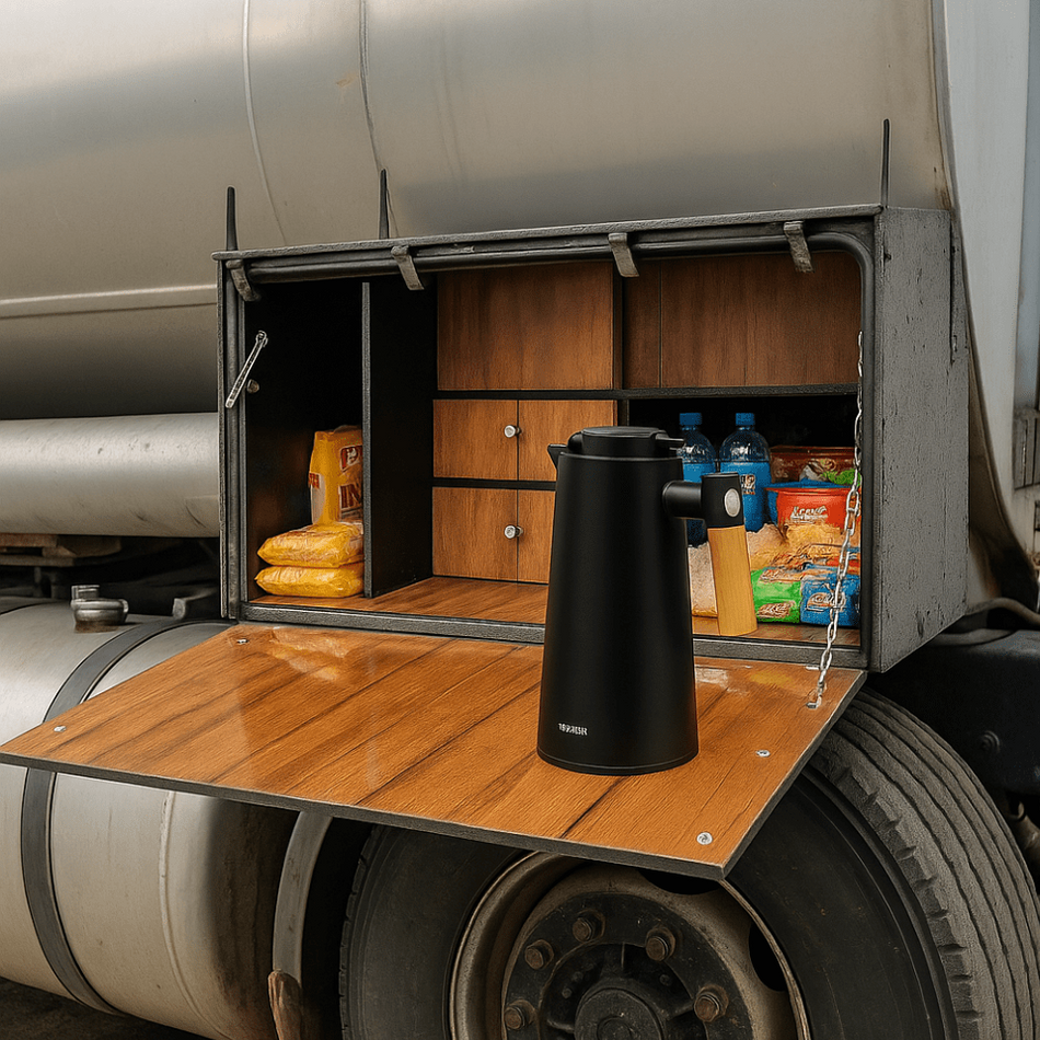 Chaleira Elétrica 12/24V 1L Climatizar Para Caminhão