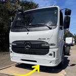 Spoiler Para-choque Mercedes Accelo 2024 Rodoplast