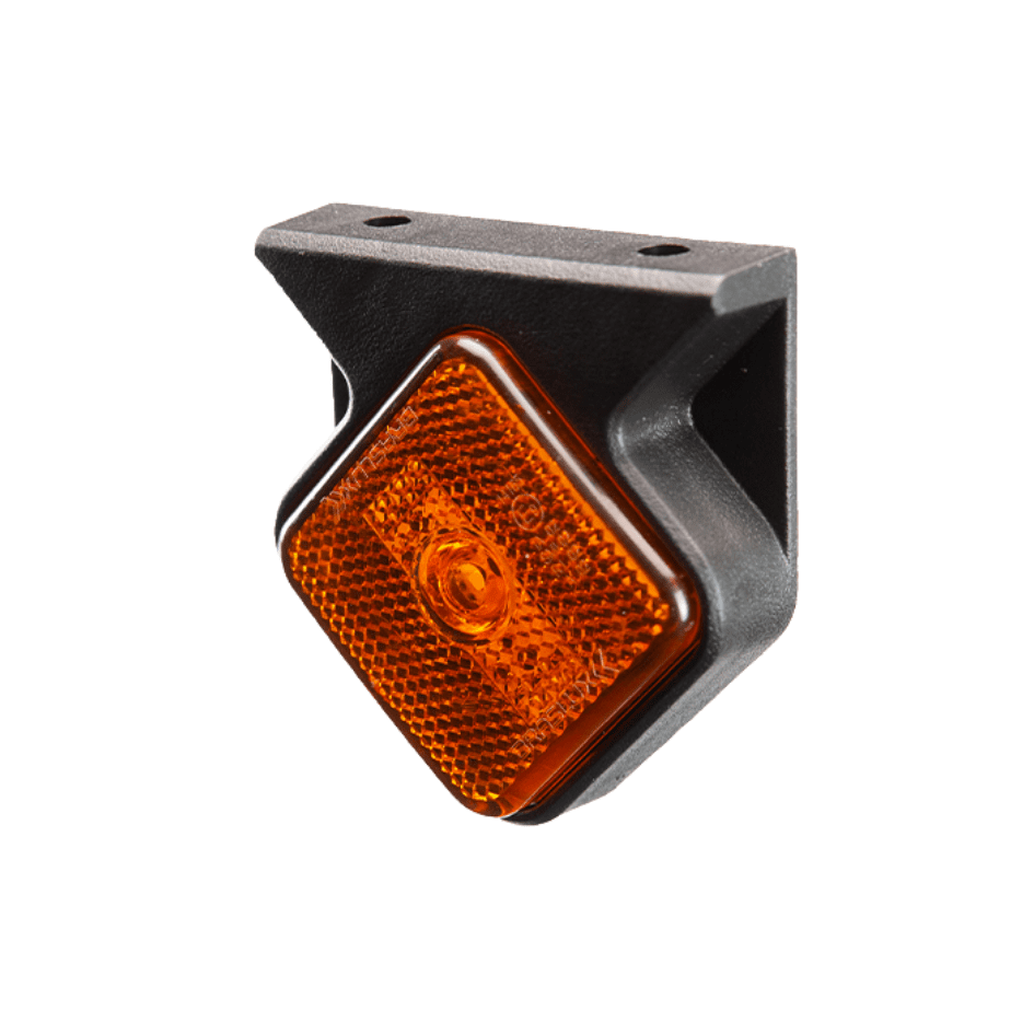 Lanterna Lateral LED Carreta Guerra Bivolt c/ Suporte Braslux