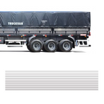 Faixa Adesivo Carreta Scania 112 4 Eixos - 33 Peças