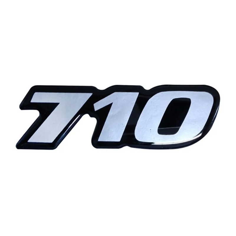 Par Emblema Mercedes-Benz 710 Resinado BL Fibras