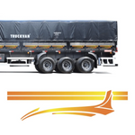Faixa Adesiva Carreta Scania 2007 Evolução 4 Eixos 33pcs