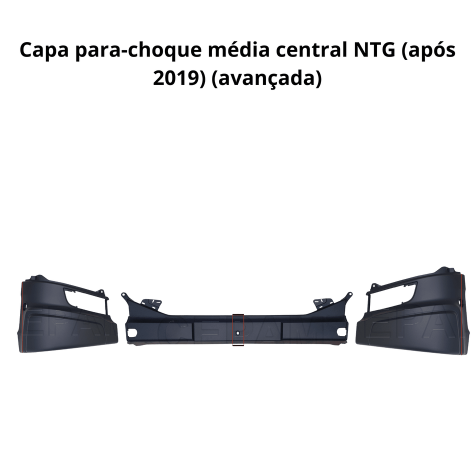 Capas Para-choque Médio Scania NTG 2019+ Avançadas Jogo