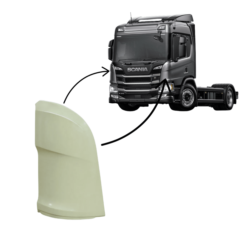 Defletor Ar Lateral Coluna Scania P NTG 2019+