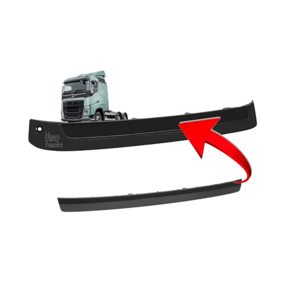 Moldura Tapa Sol Volvo FH 2015 até 2021 Plástico Injetado
