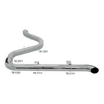 Escapamento Cromado DAF XF 5" Lado Esquerdo Kit Completo