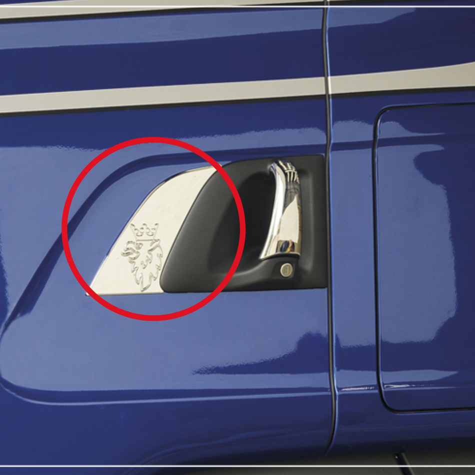 Acabamento Maçaneta Inox Scania S4 P G R Highline Streamline