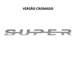 Letreiro Scania Super NTG Cromado - Após 2019