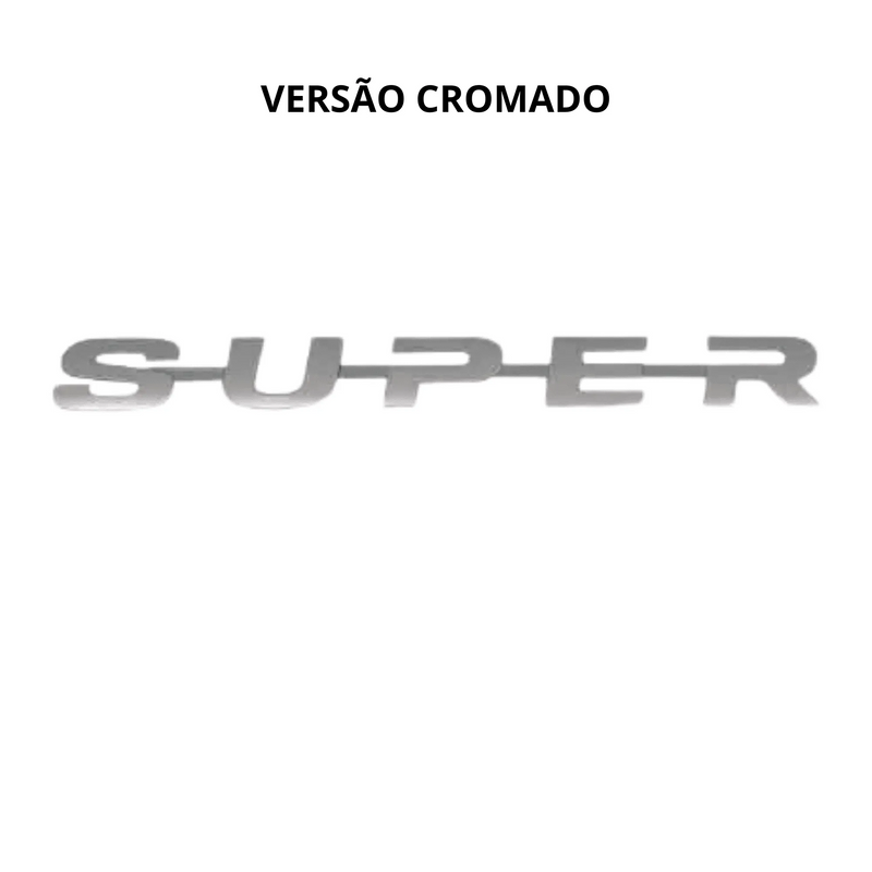 Letreiro Scania Super NTG Cromado - Após 2019