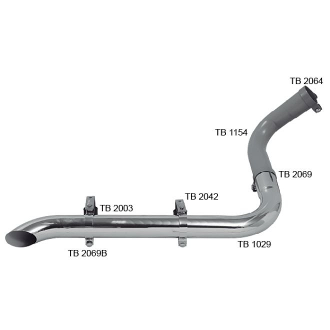 Escapamento Cromado VW Constellation 13.190/17.280/24.280 2012/17