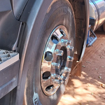 Calota Roda Dianteira Strong Aro 22,5 ABS Cromo - Par