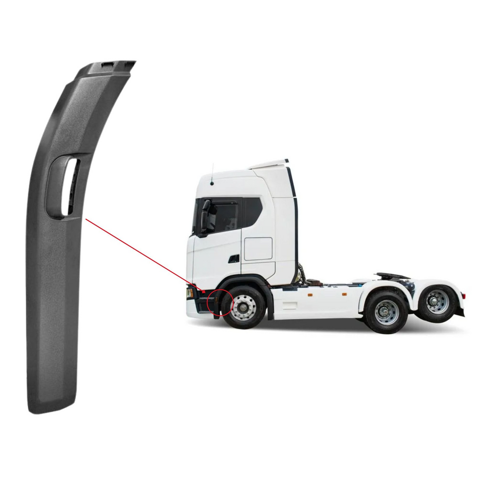 Acabamento Para-lama Cabine Scania NTG 770mm BL Fibras