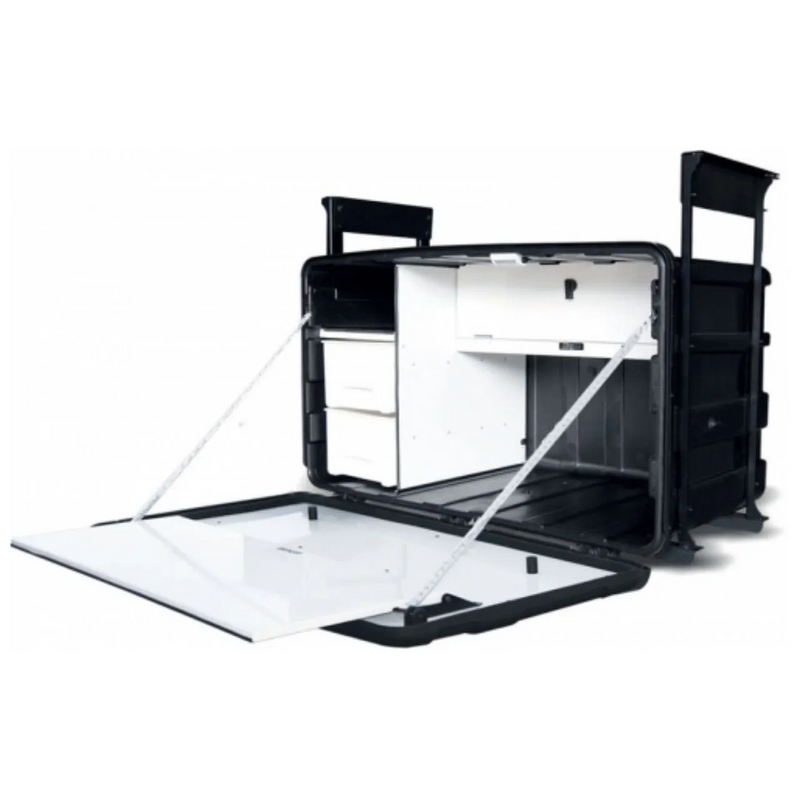 Caixa Mantimentos LED Mesa Gavetas 1,13m Caminhão