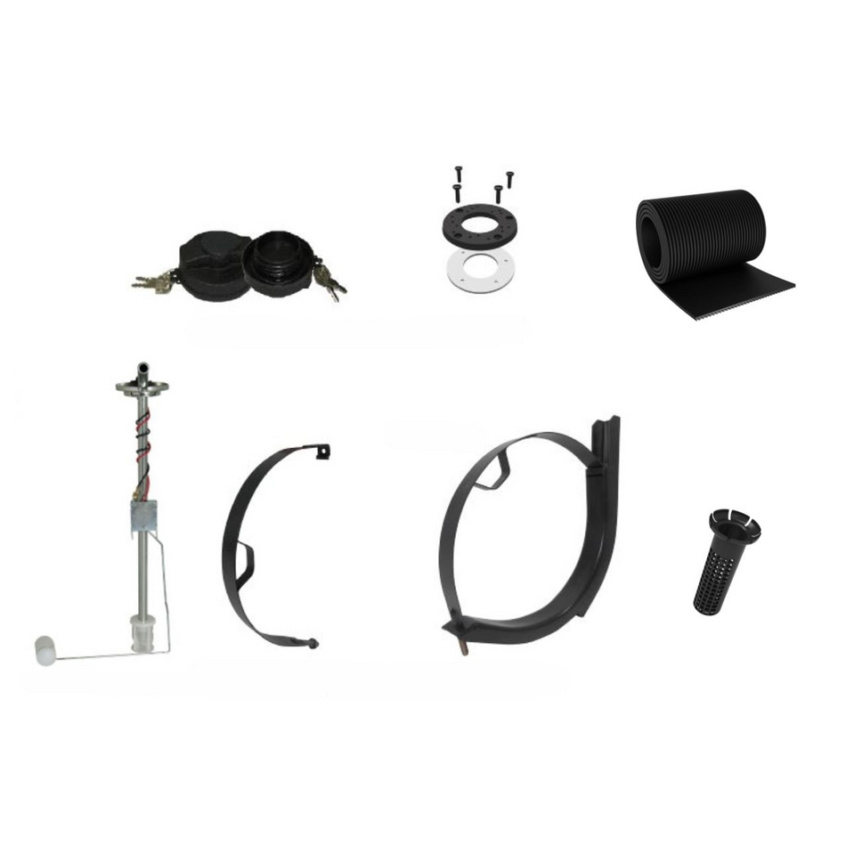 Kit Tanque Plástico 210L Mercedes HPN 1618 Completo